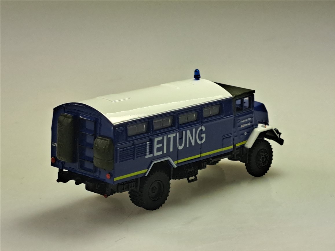 MAN 630 L21AE 1958-1972 THW (Technisches Hilfswerk) Leitung Blue - obrazek 4