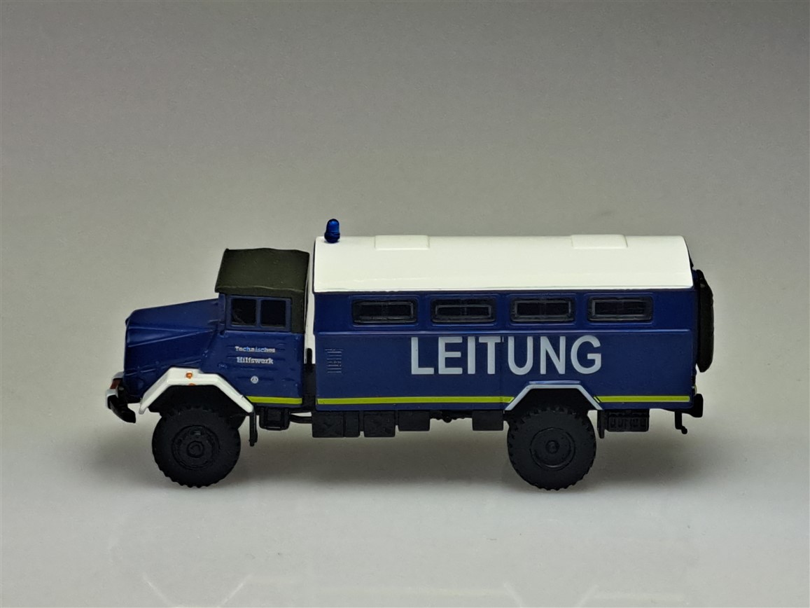MAN 630 L21AE 1958-1972 THW (Technisches Hilfswerk) Leitung Blue - obrazek 5