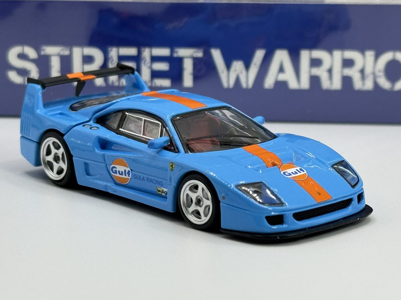 FERRARI F40 "Gulf" Blue/orange - obrazek 2