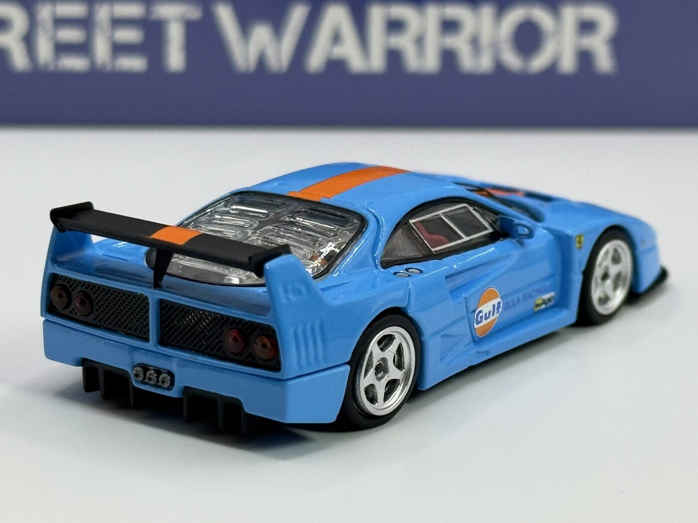 FERRARI F40 "Gulf" Blue/orange - obrazek 3