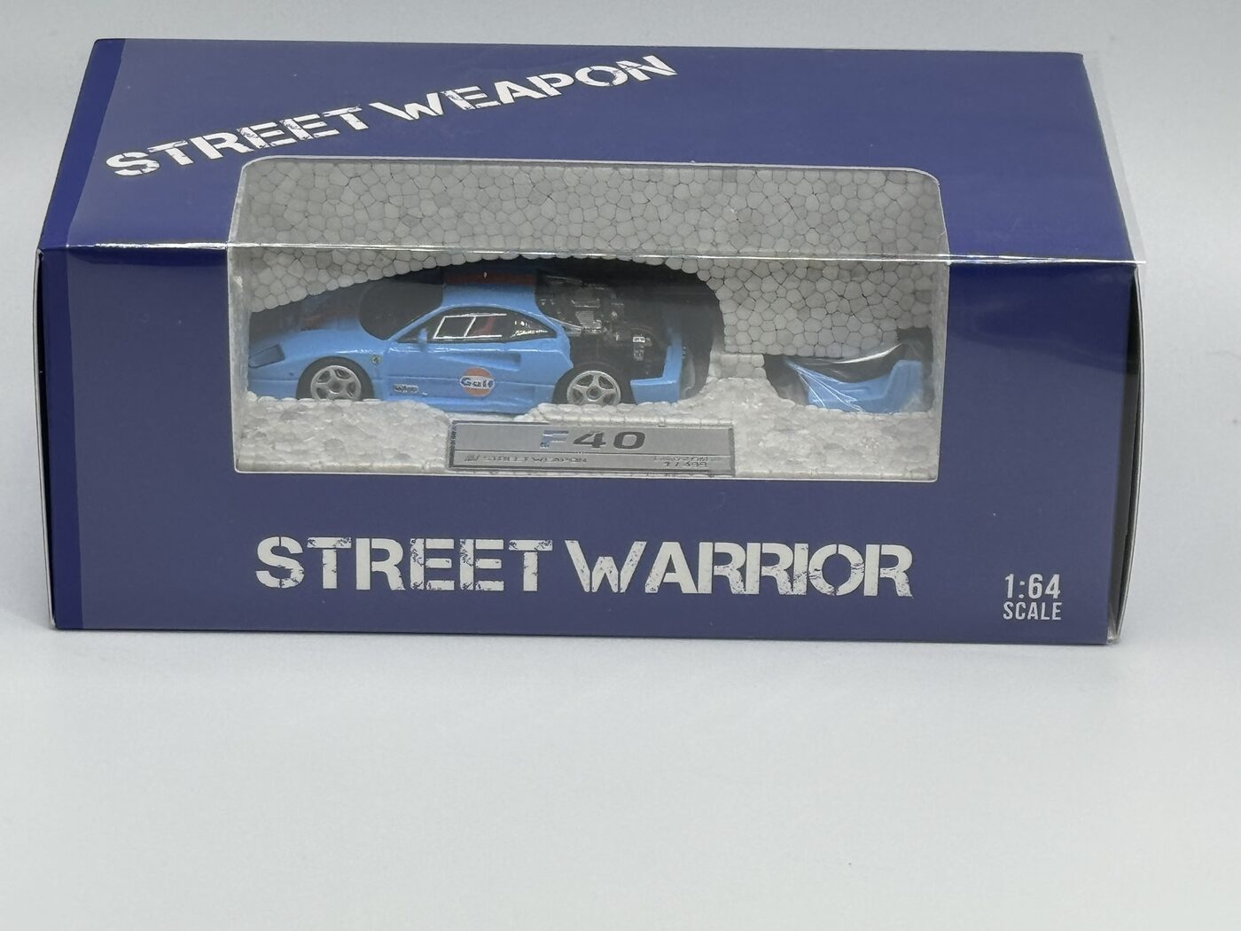 FERRARI F40 "Gulf" Blue/orange - obrazek 6