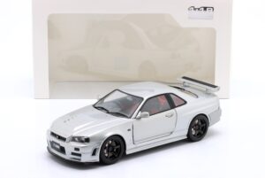 NISSAN SKYLINE GT-R BNR34 w/Nismo Parts 1999 Silver