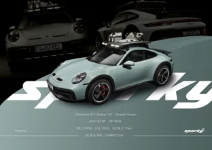 PORSCHE 911 (992) Dakar 3.0 2023 Shade Green