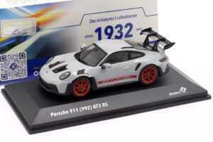 PORSCHE 911 (992) GT3 RS 2023 Ice Grey metallic/Red