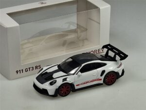 PORSCHE 911 GT3 RS 2022 Weissach Pack White/red - JET CAR