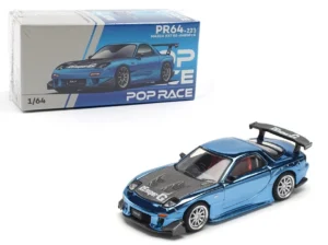 MAZDA RX7 Re-Amemiya Widebody Blue chrome
