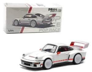 PORSCHE 911 SINGER DLS Turbo (Track) White/red