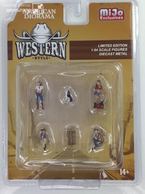 Zestaw figurek Western Style - 6 pcs Set