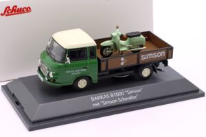 BARKAS B1000 "Simson Service" with SIMSON Schwalbe Green