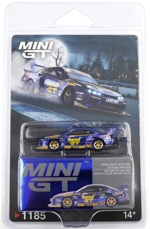 NISSAN SILVIA S15 LB-SUPER SILHOUETTE #555 TEAM MINI GT LIBERTY WALK FORMULA DRIFT 2025 - Blister