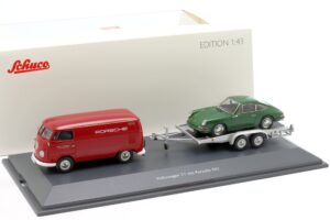 VOLKSWAGEN T1 Panel Van w/Trailer and PORSCHE 901