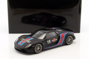 PORSCHE 918 Spyder #15 Weissach Package "Martini" 2013 Black