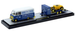 1948 FORD PARCEL TRUCK + 1932 FORD ROADSTER Blue/yellow