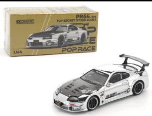 Top Secret TOYOTA SUPRA GT300 Silver chrome
