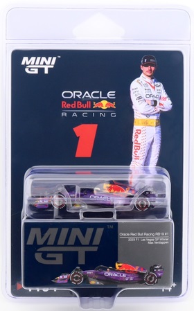 Oracle RED BULL Racing RB19 #1 M.Verstappen Winner F1 Las Vegas GP 2023 - Blister